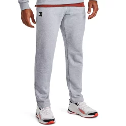 Big & Tall Under Armour Rival Fleece Pants -Workout Clothes Sales Store 4232694 Light Gray Heather