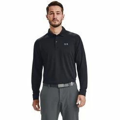 Men's Under Armour Performance Golf Polo 13 Men's Under Armour Performance Golf Polo -Workout Clothes Sales Store 4242009 Black Pitch Gray