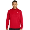 Men's Nike Dri-FIT Half-Zip Golf Pullover -Workout Clothes Sales Store 4243232 University Red