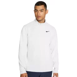 Men's Nike Dri-FIT Half-Zip Golf Pullover -Workout Clothes Sales Store 4243232 White