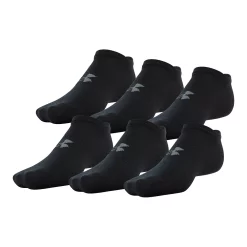 Men's Under Armour Essentials 6-pack No-Show Socks -Workout Clothes Sales Store 4247575 Black