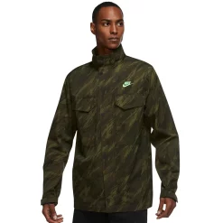 Men's Nike Woven Players Jacket -Workout Clothes Sales Store 4254066 Sequoia