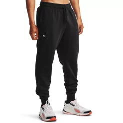 Men's Under Armour Rival Fleece Jogger Pants 16 Men's Under Armour Rival Fleece Jogger Pants -Workout Clothes Sales Store 4257988 Black