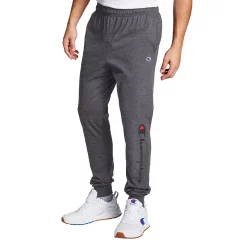Men's Champion® Classic Jersey Graphic Joggers -Workout Clothes Sales Store 4266377 Granite He
