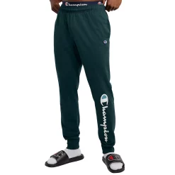 Men's Champion® Classic Jersey Graphic Joggers -Workout Clothes Sales Store 4266377 Lake Side Green