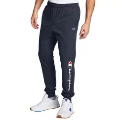 Men's Champion® Classic Jersey Graphic Joggers -Workout Clothes Sales Store 4266377 Navy