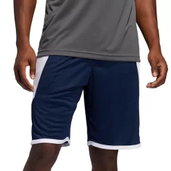 Men's adidas Pro Madness Basketball Shorts 18 Men's adidas Pro Madness Basketball Shorts -Workout Clothes Sales Store 4303925 Collegiate Navy Gray