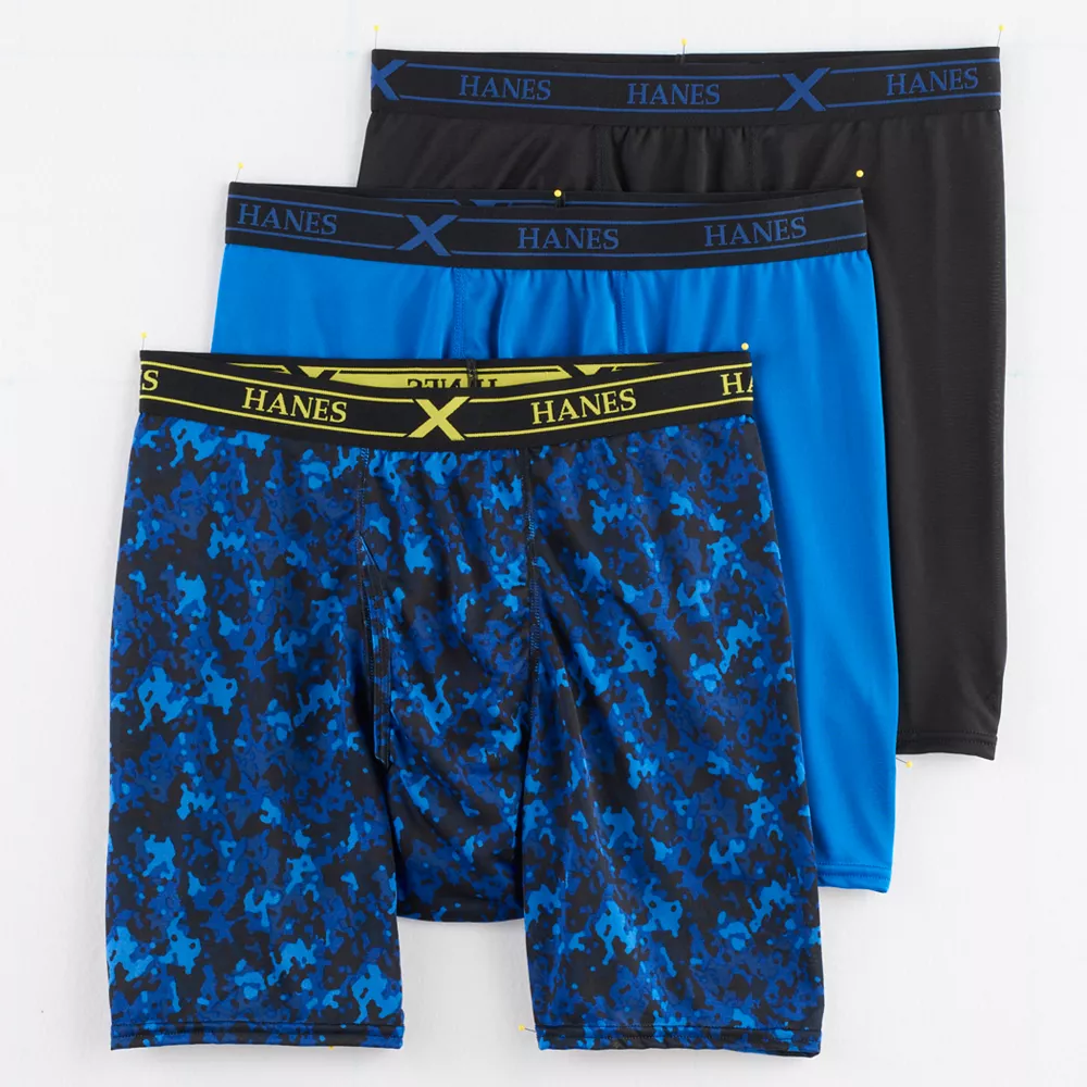 Big & Tall Hanes® 3-pack X-Temp Performance Boxer Briefs 5 Big & Tall Hanes® 3-pack X-Temp Performance Boxer Briefs - Image 3