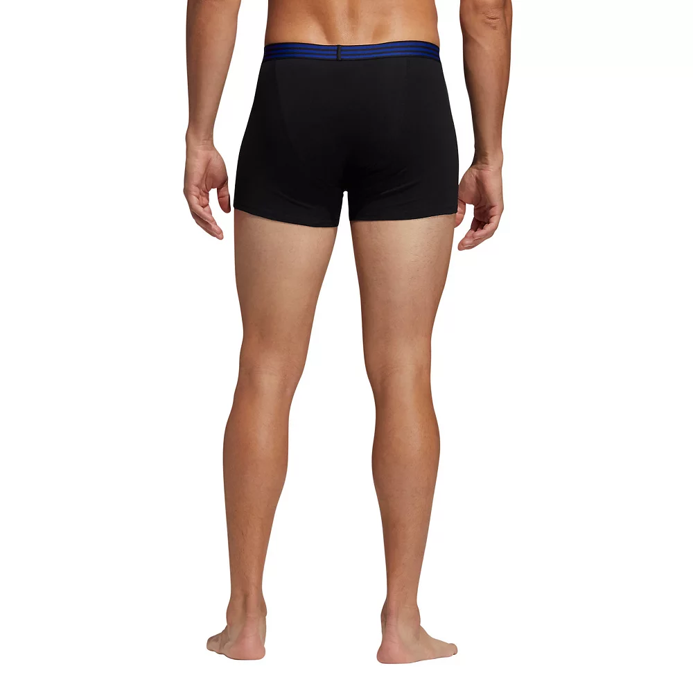 Men's adidas 4-pack Core Stretch Cotton Trunks 5 Men's adidas 4-pack Core Stretch Cotton Trunks - Image 3