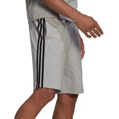 Men's adidas 3-Stripe Jersey Shorts -Workout Clothes Sales Store 4485657 ALT2
