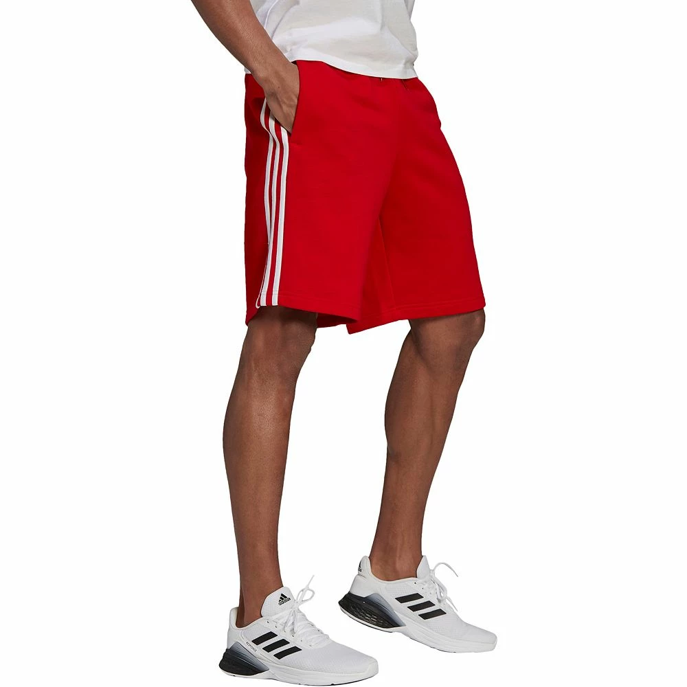 Men's adidas 3-Stripe Fleece Shorts 11 Men's adidas 3-Stripe Fleece Shorts - Image 9