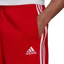 Men's adidas 3-Stripe Fleece Shorts 22 Men's adidas 3-Stripe Fleece Shorts -Workout Clothes Sales Store 4486228 ALT3