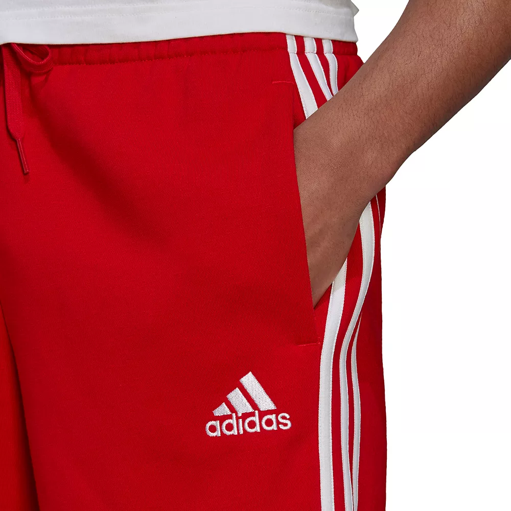 Men's adidas 3-Stripe Fleece Shorts 12 Men's adidas 3-Stripe Fleece Shorts - Image 10