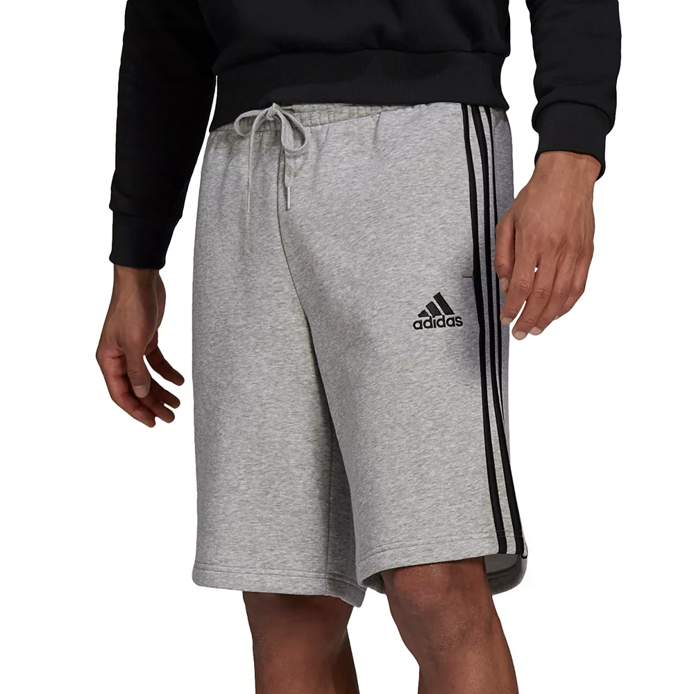 Men's adidas 3-Stripe Fleece Shorts 7 Men's adidas 3-Stripe Fleece Shorts - Image 5