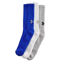 Men's Under Armour 3-pack Crew Training Socks -Workout Clothes Sales Store 4497730 ALT