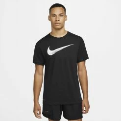 Big & Tall Nike Dri-FIT Swoosh Training Tee -Workout Clothes Sales Store 4498287 Black