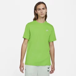 Big & Tall Nike Club Tee -Workout Clothes Sales Store 4498436 Mean Green