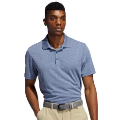 Men's adidas Primegreen Performance Golf Polo -Workout Clothes Sales Store 4502340 Indigo Heather
