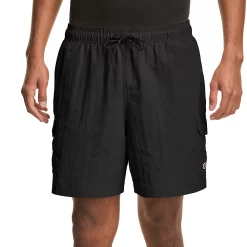 Men's Champion® Take a Hike Cargo Shorts -Workout Clothes Sales Store 4516303 Black