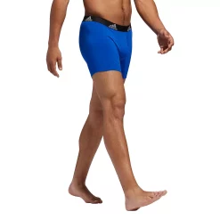 Men's Big & Tall adidas Stretch Cotton 3-Pack Boxer Briefs -Workout Clothes Sales Store 4517777 ALT4