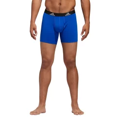 Men's Big & Tall adidas Stretch Cotton 3-Pack Boxer Briefs -Workout Clothes Sales Store 4517777 ALT6