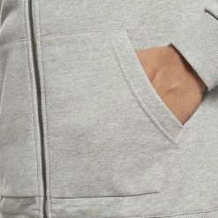 Men's Reebok Identity Full-Zip Hoodie -Workout Clothes Sales Store 4536035 ALT3