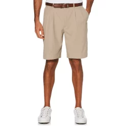 Men's Grand Slam Double-Pleated Active-Waistband Golf Shorts -Workout Clothes Sales Store 4575511 Chinchilla