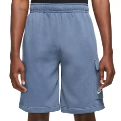 Men's Nike Club Cargo Shorts -Workout Clothes Sales Store 4578005 Diffused Blue White