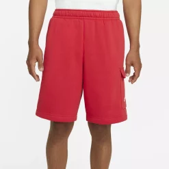 Men's Nike Club Cargo Shorts -Workout Clothes Sales Store 4578005 University Red