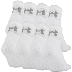 Men's Under Armour 6-pack + 2 Bonus Training No-Show Socks 6 Men's Under Armour 6-pack + 2 Bonus Training No-Show Socks -Workout Clothes Sales Store 4603116 White