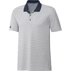 Big & Tall adidas Striped Performance Golf Polo 8 Big & Tall adidas Striped Performance Golf Polo -Workout Clothes Sales Store 4607132 White Navy