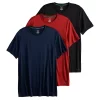 Big & Tall Tek Gear® 3-Pack Dry Tek Tees 2 Big & Tall Tek Gear® 3-Pack Dry Tek Tees -Workout Clothes Sales Store 4791023 Black Cherry Blue