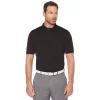 Men's Grand Slam Off Course Regular-Fit Textured Pocket Golf Polo