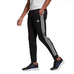 Men's adidas Essentials Fleece Jogger -Workout Clothes Sales Store 4882606 Black White