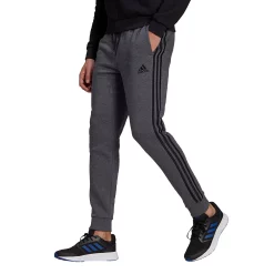 Men's adidas Essentials Fleece Jogger -Workout Clothes Sales Store 4882606 Dark Gray Black