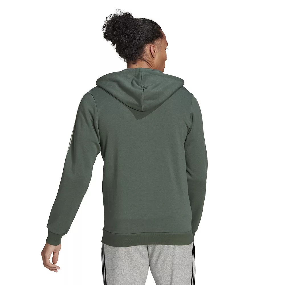 Men's adidas Essential Full-Zip Fleece Hoodie 12 Men's adidas Essential Full-Zip Fleece Hoodie - Image 10