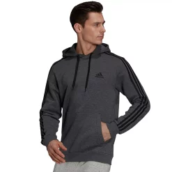 Men's adidas Essential Pullover Hoodie -Workout Clothes Sales Store 4884595 Dark Gray Black