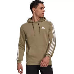 Men's adidas Essential Pullover Hoodie -Workout Clothes Sales Store 4884595 Orbit Green White