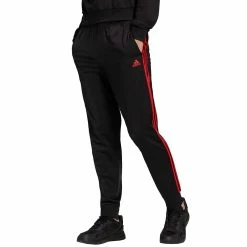 Men's adidas Tricot Track Jogger -Workout Clothes Sales Store 4885240 Black Vivid Red