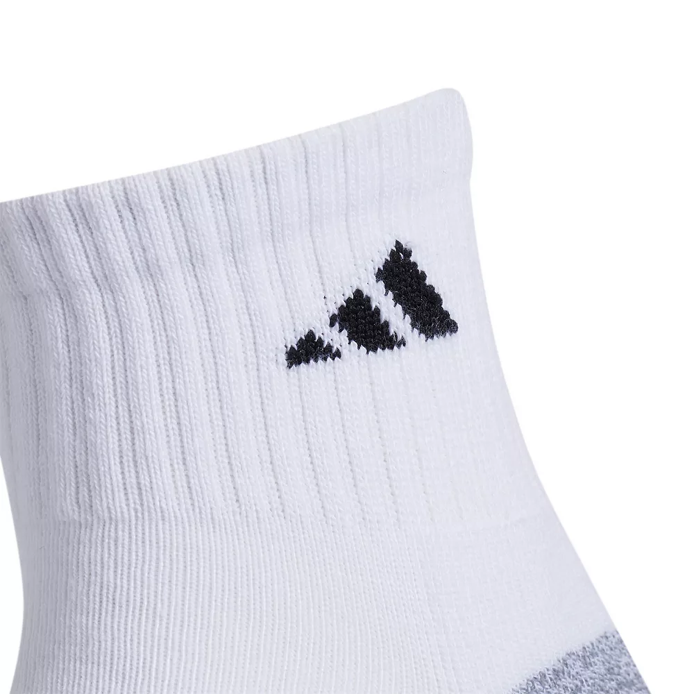 Men's adidas 3-pack Cushioned Quarter Socks 8 Men's adidas 3-pack Cushioned Quarter Socks - Image 6