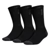 Men's adidas 3-pack Classic Cushioned Crew Socks -Workout Clothes Sales Store 4888536 Black Onix Gray