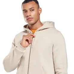 Men's Reebok Identity Fleece Hoodie -Workout Clothes Sales Store 4889600 ALT2