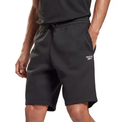 Men's Reebok Identity Fleece Shorts -Workout Clothes Sales Store 4889641 Black