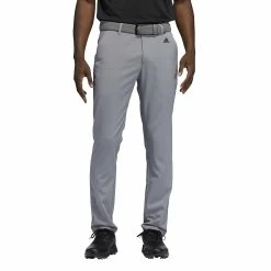 Men's adidas Primegreen Tapered Golf Pants -Workout Clothes Sales Store 4912732 Grey Three