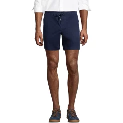 Men's Lands' End Comfort-First Classic-Fit 7-inch Knockabout Deck Shorts -Workout Clothes Sales Store 4922078 Radiant Navy