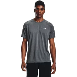 Men's Under Armour UA Streaker Run Short Sleeve Shirt 18 Men's Under Armour UA Streaker Run Short Sleeve Shirt -Workout Clothes Sales Store 4931822 Pitch Gray