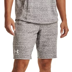 Men's Under Armour Rival French-Terry Shorts -Workout Clothes Sales Store 4931846 Onyx White