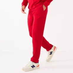 Men's Tek Gear® Ultra Soft Fleece Pants -Workout Clothes Sales Store 4952631 Cherry Cocktail