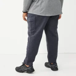 Big & Tall Tek Gear® Fleece Cargo Pants -Workout Clothes Sales Store 4959385 ALT
