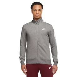 Men's Nike Brushed-Back Track Jacket 21 Men's Nike Brushed-Back Track Jacket -Workout Clothes Sales Store 4992655 Dark Grey Heather